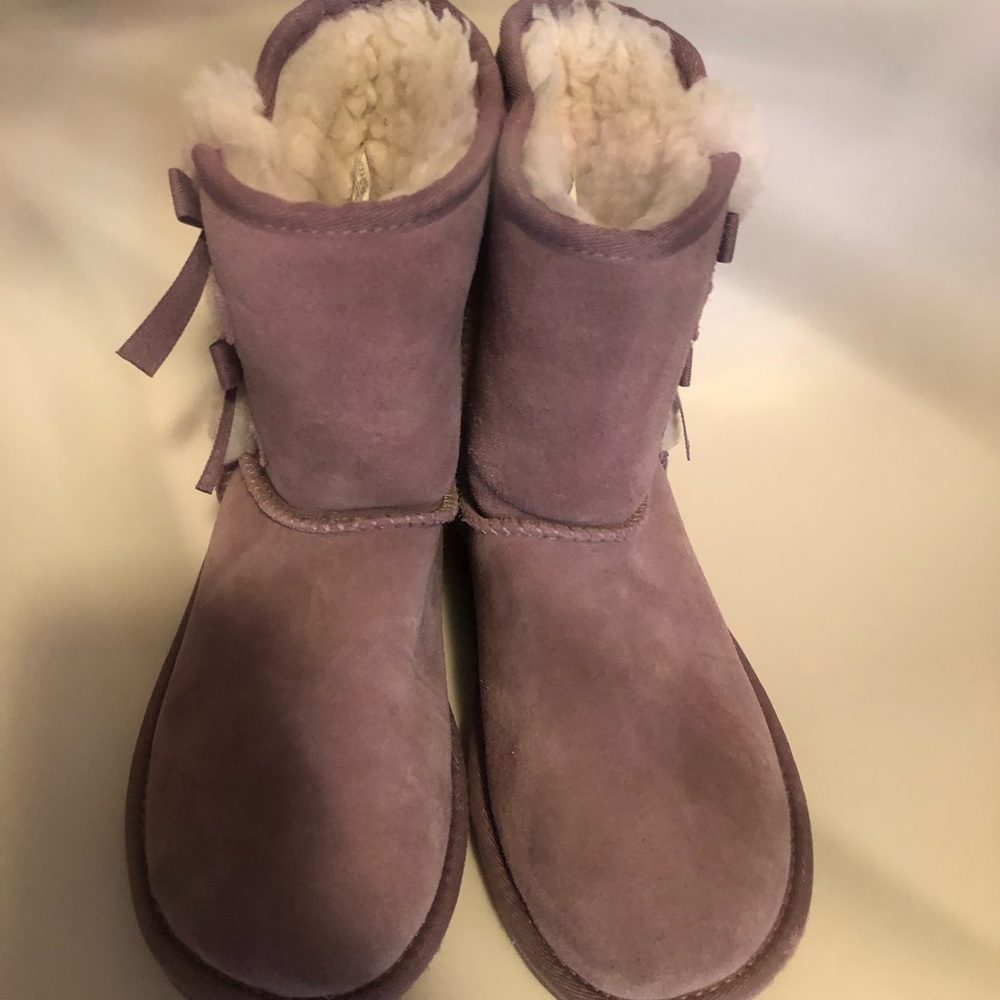 Koolaburra Mauve Suede Shearling Boots
